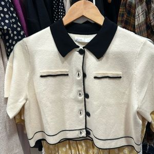 Oak and Fort cropped sweater SP